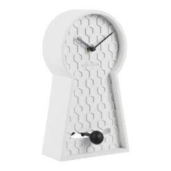 Karlsson Honeycomb Pendulum Tafelklok - Wit