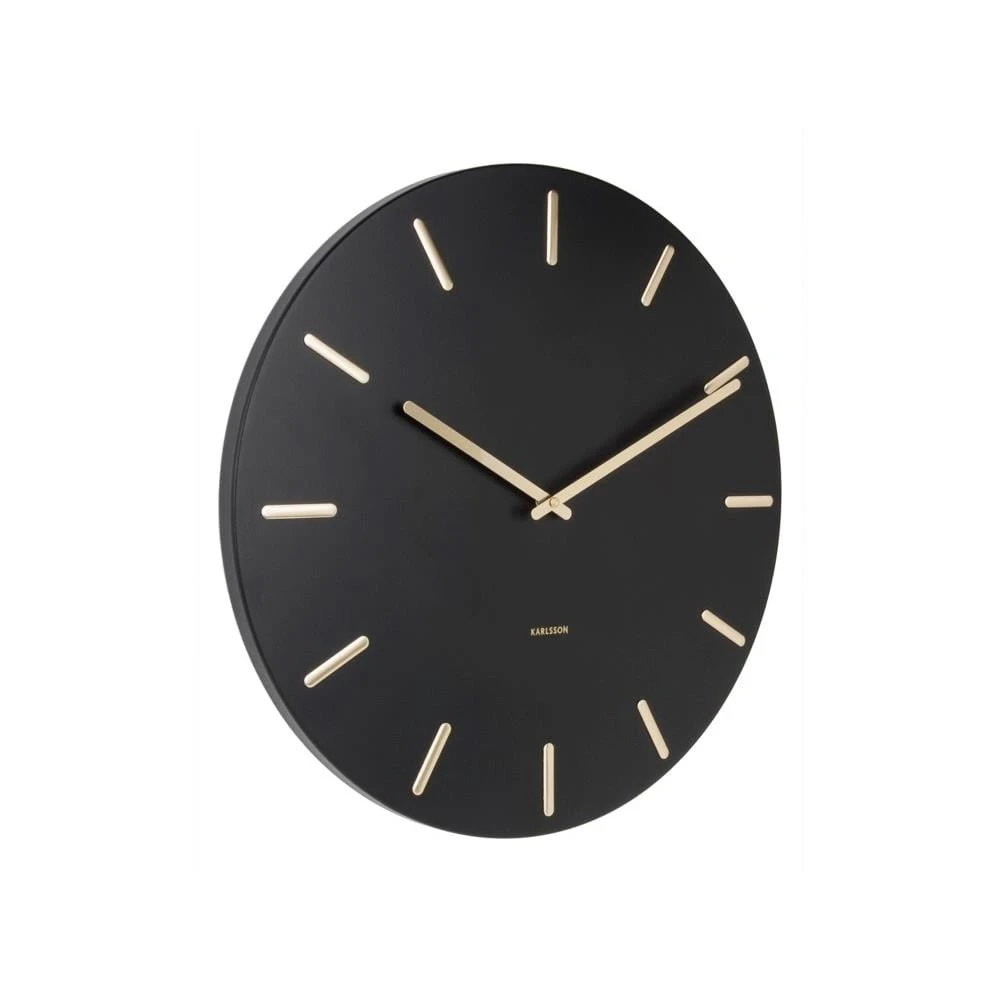 Karlsson Charm Wandklok Ø 45 Cm - Zwart - Afbeelding 7