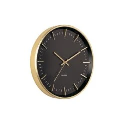 Karlsson Wandklok Raised Batons - Goud - Ø35cm
