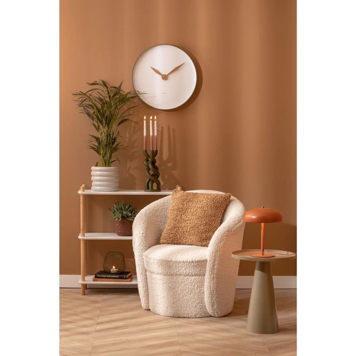 Karlsson - Wandklok Albatross - Groen - Ø50cm - Afbeelding 3