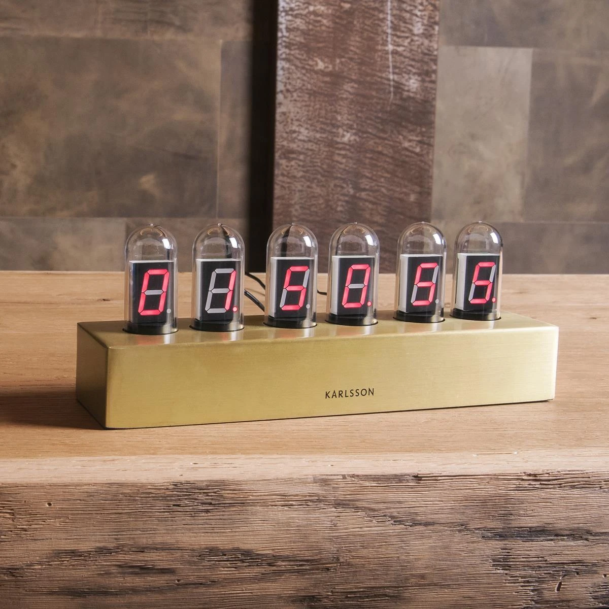 Karlsson Cathode Tafelklok - Goud - Afbeelding 5