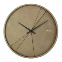 Karlsson Layered Lines Wandklok - Mosgroen