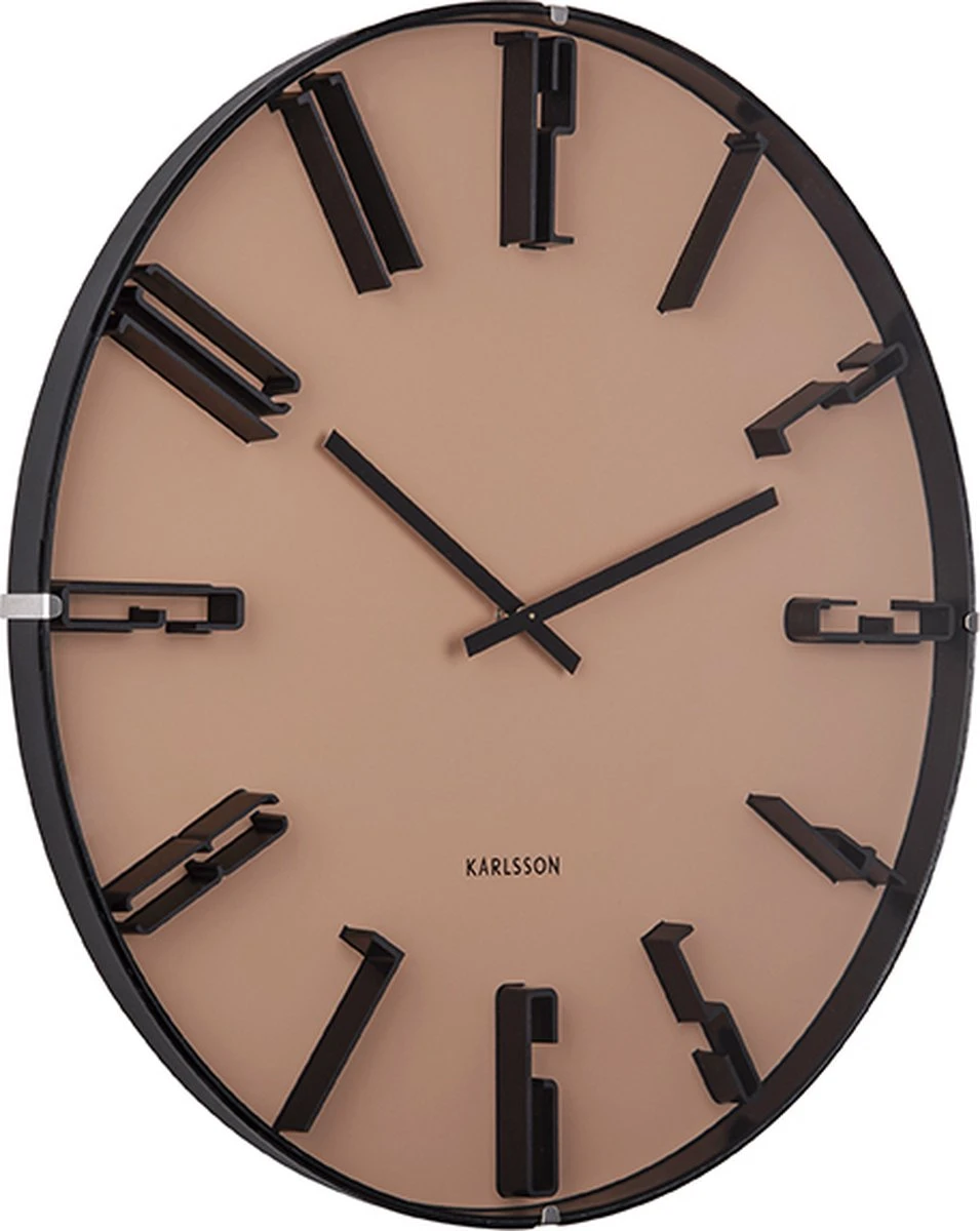 Karlsson Wandklok Sentient - Zand Bruin - Ø40cm - Afbeelding 2