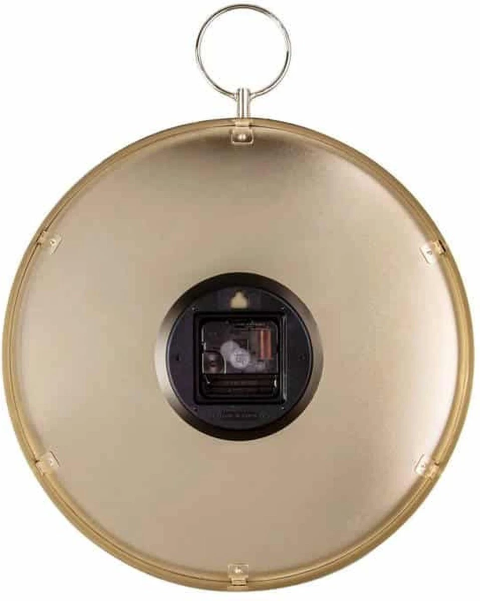 Karlsson Wandklok Hook - Metaal Zwart - Ø34cm - Afbeelding 3