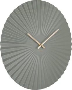 Karlsson Wandklok Sensu - Staal Jungle Groen - Ø40cm