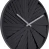 Karlsson Wandklok Slides - Zwart - Ø40cm