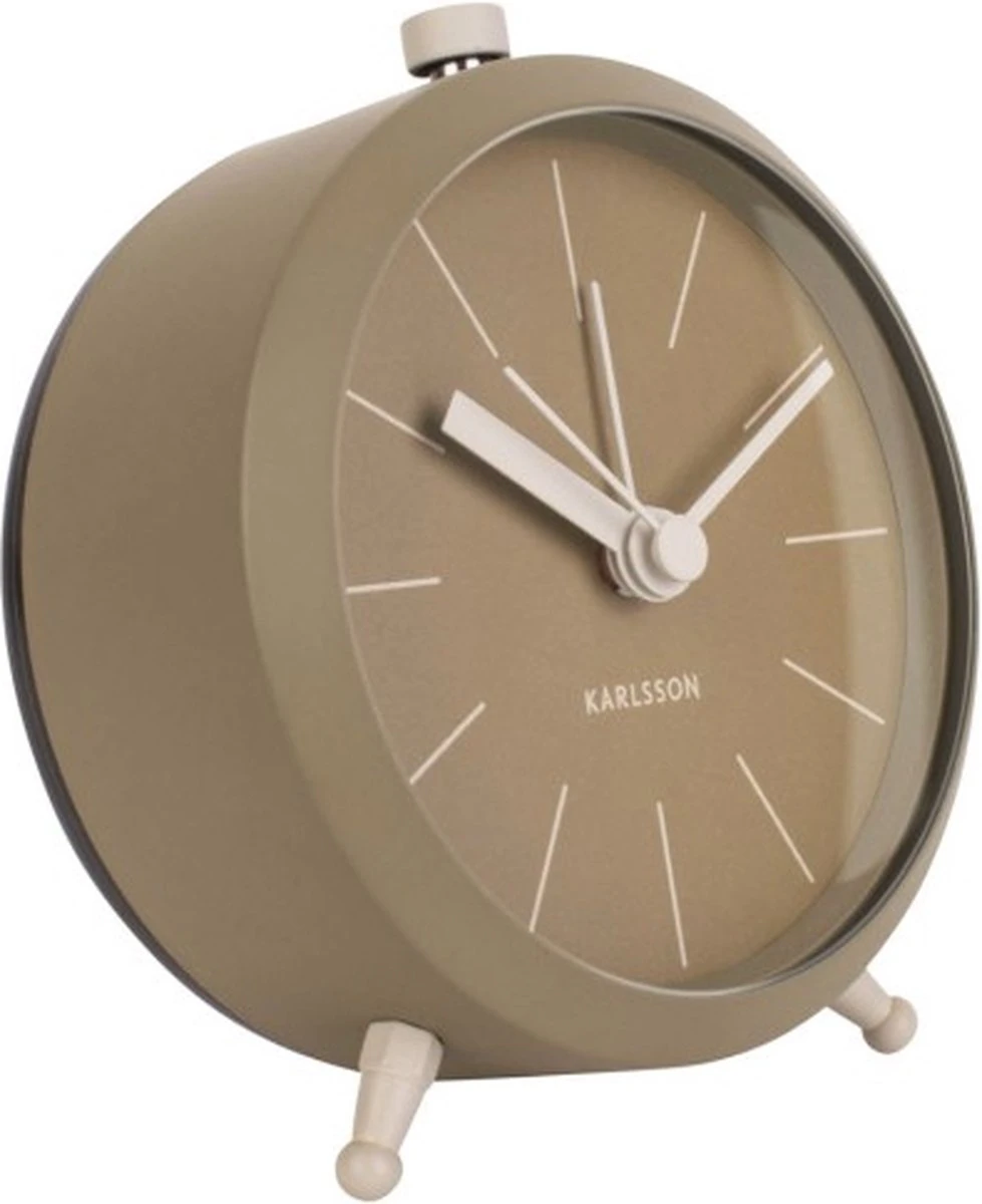 Karlsson - Wekker - Alarm Klok Button - Mosgroen - Afbeelding 3